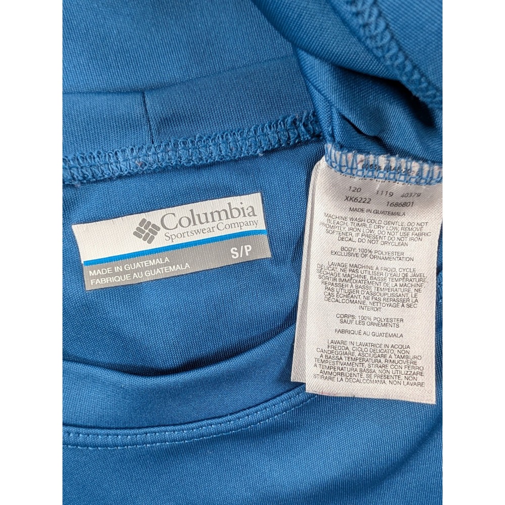 Columbia PFG Long Sleeve Shirt Blue Omni-Shade Sun Protection XK6222 Womens S - Picture 4 of 6